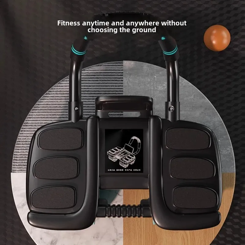 Automatic Six Elbow Support Abdominal Wheel Four-Wheel Fitness Equipment for Men Core Strength Training Exercise Equipment abdominal wheel abdominal fitness instrument abdominal workout aids