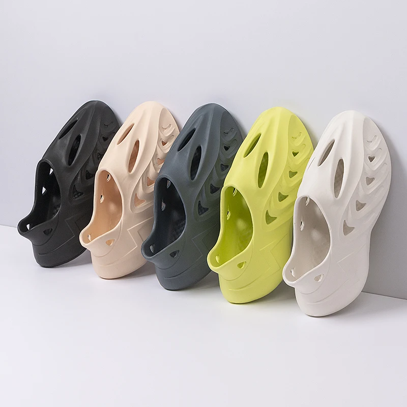 Men's Summer Light EVA Thick Soled Soft Anti-Slip Sandals Casual Comfortable Hole Shoes