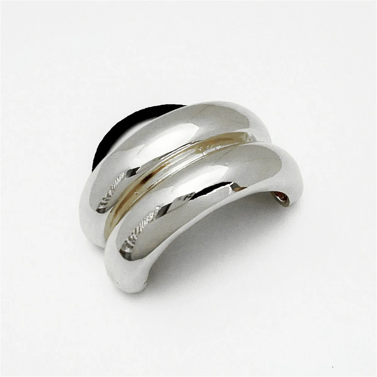 Metal geometric ponytail hair tie, simple and versatile small rubber band hair tie 6