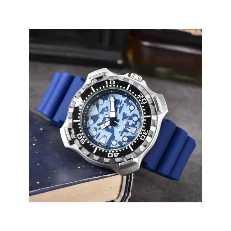 CITIZEN Men's Watch Top Brand New Luxury Rubber Sport Watch Men Quartz Date Clock Waterproof Wristwatch Chronograph Clocks Man