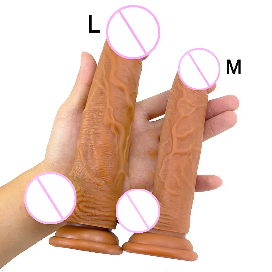 Skin Feeling Realistic Dildo for Women Soft Huge Penis with Suction Cup Female Masturbate Lesbain Anal Sex Toys for Adults 18+Dildos picture
