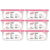 6 boxs Wardrobe Moisture Absorber Reusable Moisture-proof Dehumidification Box For Wardrobe Closet Laundry Rooms 1