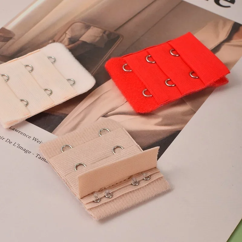 Adjustable Girl Bra Extender Strap Extension Lengthened Adjustable Replacement Buckle 2 Hooks Clip Women Bra Expander