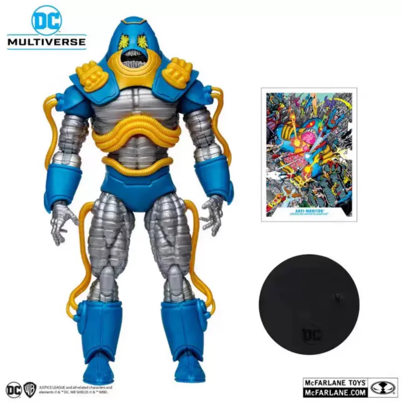 

Mcfarlane Toys Anime Figure Anti-Monitor Crisis On Infinite Earths Action Figures Anti Monitor Justice Buster Statue Model Gifts