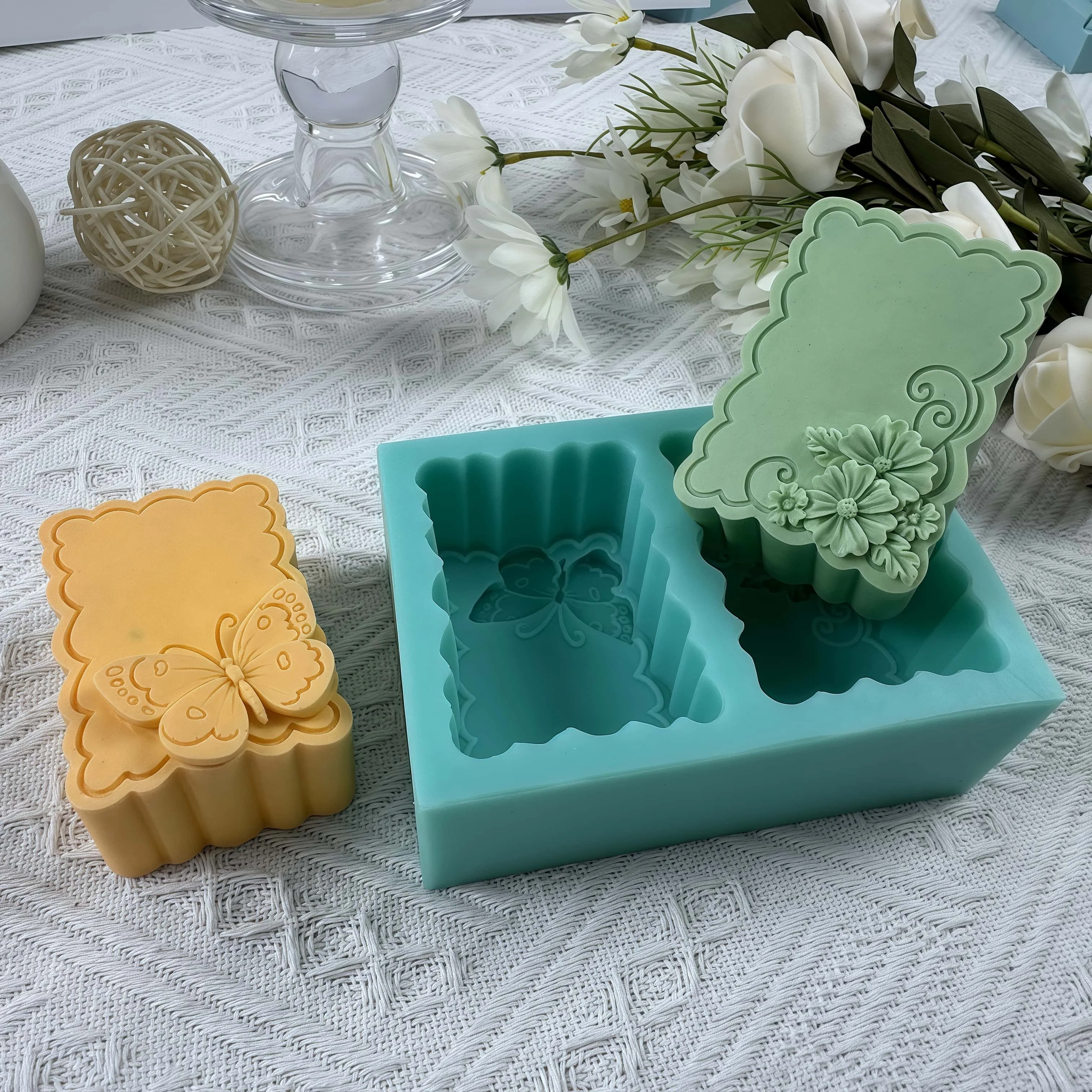 Butterfly Flower Silicone Mold 6