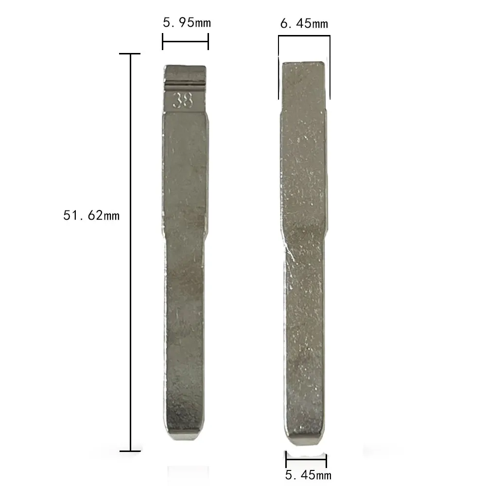 10pcs 38# HU101 Uncut Metal Key Blade for Ford Focus for KD Keydiy Xhorse VVDI Remotes Universal No.38 Car Remote Key Blanks car remote key,car key