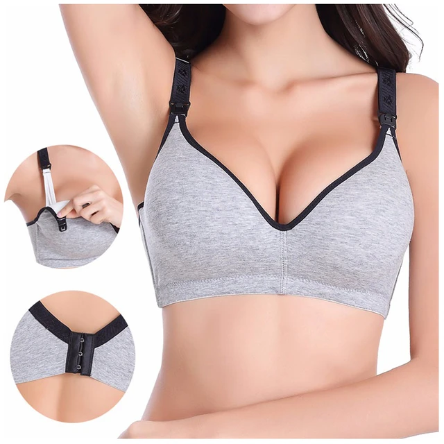 2pcs/lot Plus Size Breastfeeding Maternity Nursing Bra Feeding