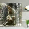 Funny Elephant Shower Curtain Bathroom Set with Hooks Animal Polyester Bath Curtains Cute kid child Room Decor Hanging Cloth 1