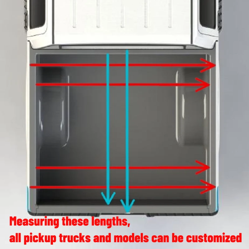 Fundas de cama retráctiles para camioneta, accesorios para JAC Shuailing T6/T8 standard Frison