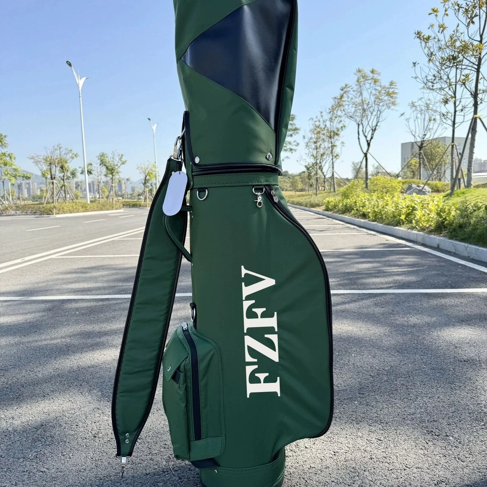 

Новинка 2024, Легкая Зеленая и черная нейлоновая сумка для гольфа, Высококачественная профессиональная водонепроницаемая сумка для гольфа