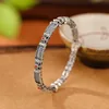Sterling Silver Bracelets for Women New Women's Fashion Hollow Butterfly Pattern Jade Bangle Pure Argentum Jewelry 1
