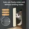 Elastic Cord Automatic Pet Door Opener Easy Installation Without Drilling Pet Automatic Door Punch-Free Automatically Closes