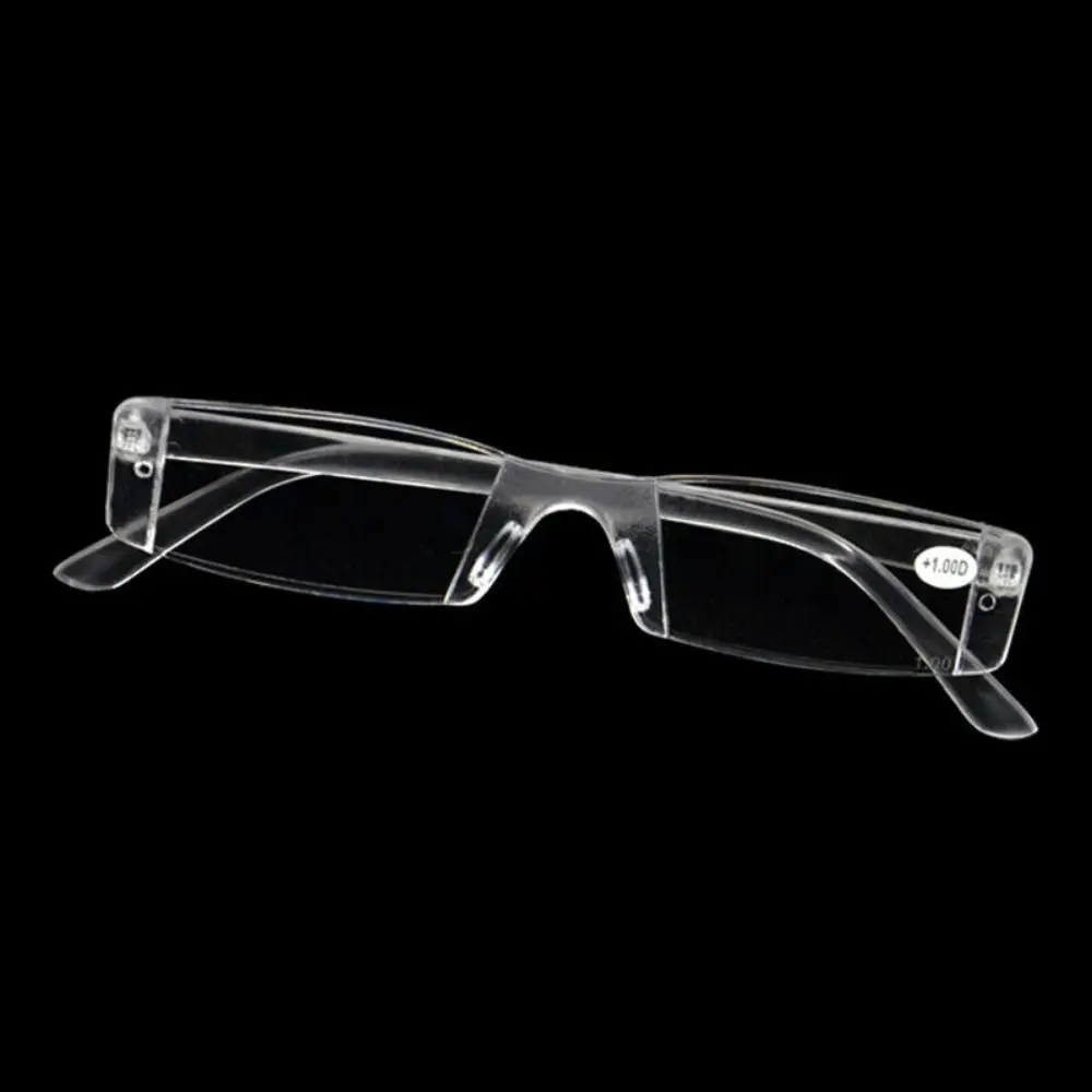 Vintage Kleine Lesebrille Männer Frauen Ultraleicht Presbyopie Brillen Transparent einteiliges Hyperopie Brillen + 1,0 + 4,0 – Detail 6