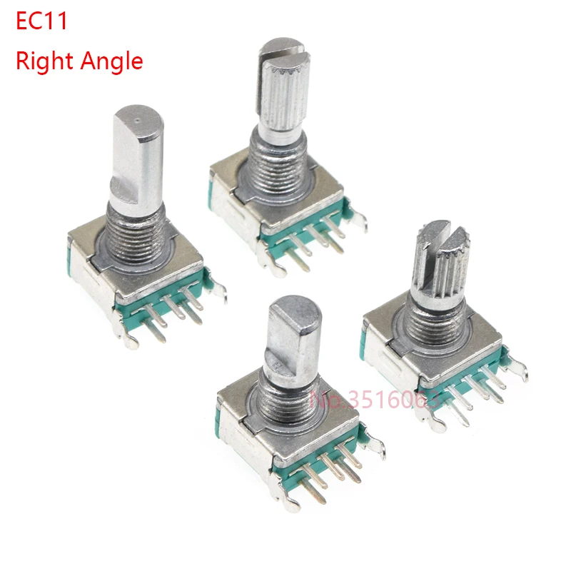 2PCS-Right-Angle-EC11-360-Degree-Rotary-Encoder-with-switch-Audio ...