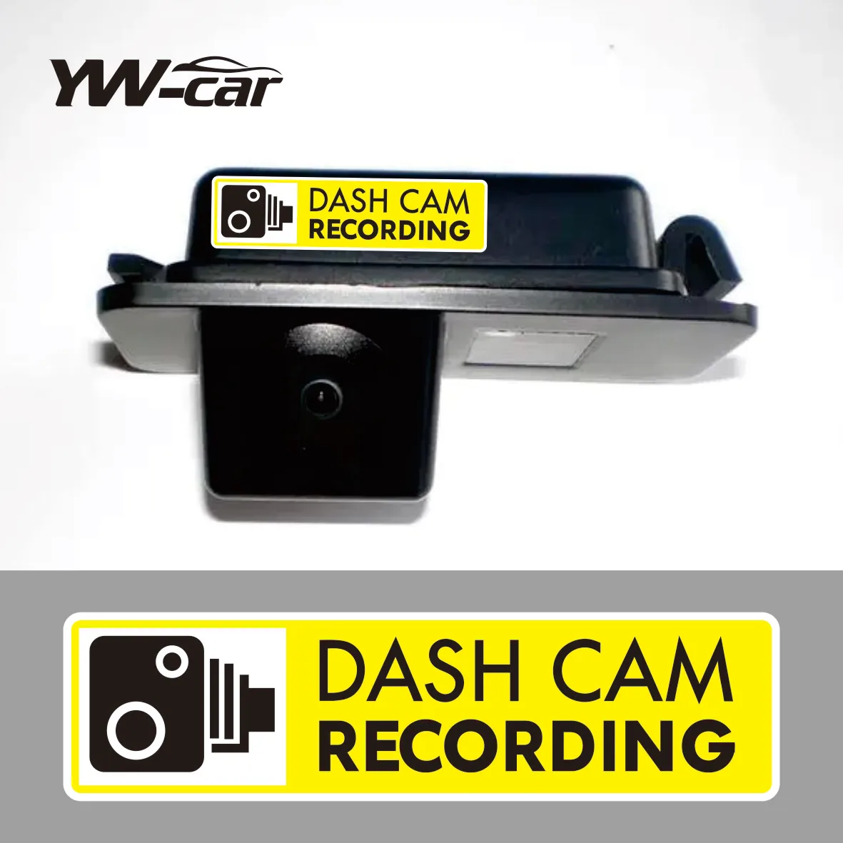 

5.5*1.5cm 2 Pcs Wide 2PCs Dash Cam In Car Camera Recording CCTV Video Vinyl Decal for Mercedes Stickers