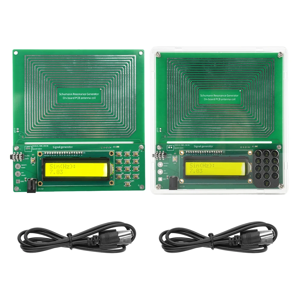 0.01Hz 100000Hz Frequency Modulation Schumann Wave Generator Adjustable Power 7.83HZ ulse Sine wave Generator Audio Resonator