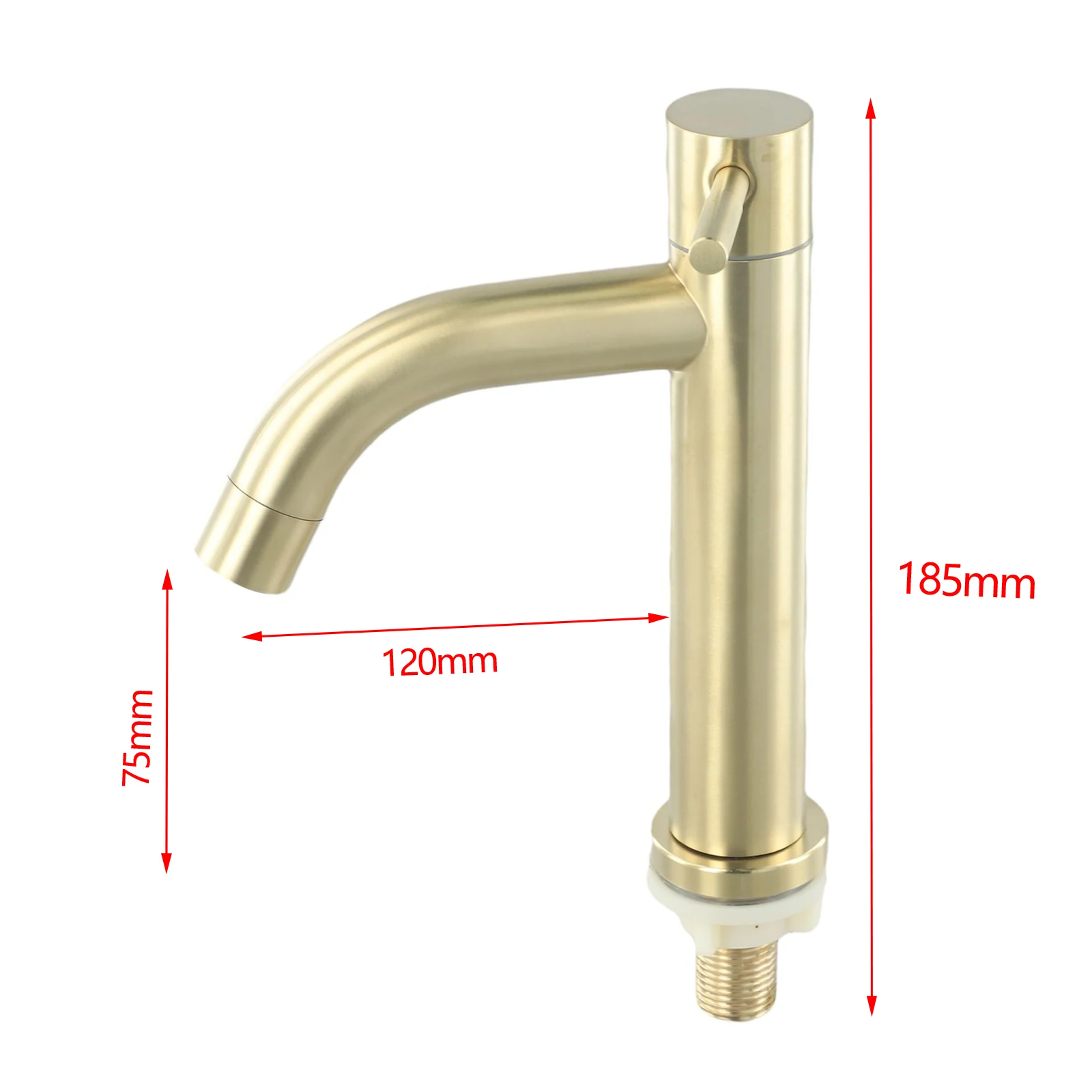 

Sink Mixer Faucet Anti-corrosion Bathroom Ceramic Valve Control Water Flow Kitchen Replacement Stainless Steel
