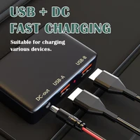Sac de panneau solaire pliable 1000W à 6 plis, chargeur solaire portable avec sortie USB DC pour téléphone, batterie externe, camping en plein air, randonnée, voyage 3