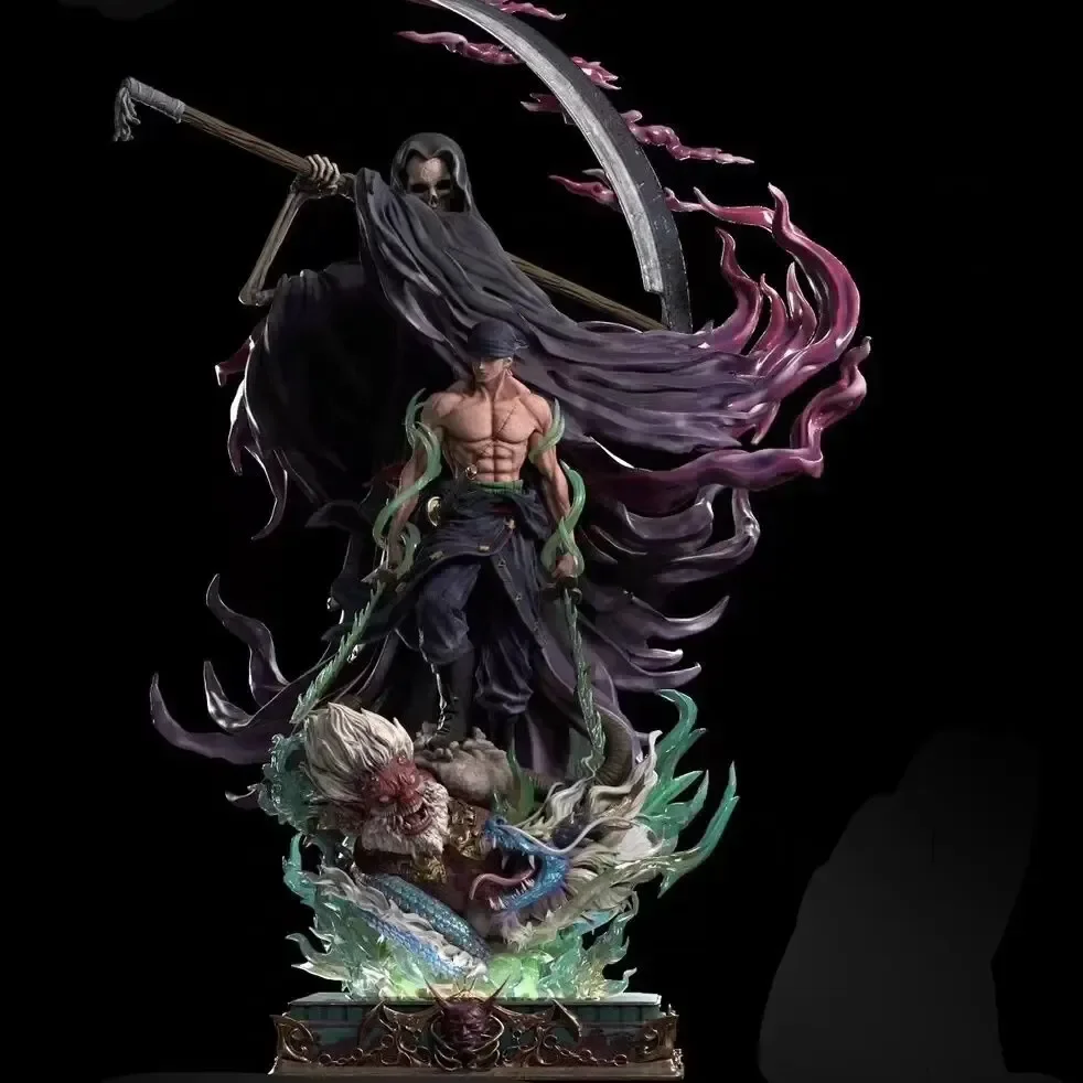 

One Piece Anime Action Figures Standing Death Roronoa Zoro Figure Model Collection Room Ornament Handmade Christmas Boy Toy Gift