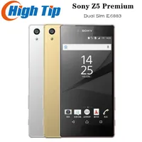 Unlocked Original Sony Z5 Premium Dual Sim E6883 Z5P 4G LTE 5.5 Fingerprint Android Mobile Phone RAM 3GB ROM 32GB Cellphone 1