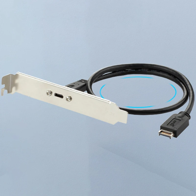 نوع E إلى النوع C اللوحة الأمامية USB C تمديد مهائ...