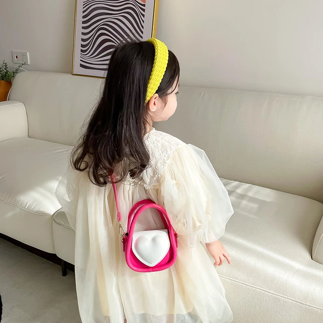 Fashion Kids Leather Crossbody Purse Toddler Mini Cute Heart Pattern Handbags  Little Baby Girl Kawaii Sling Side Bag - AliExpress