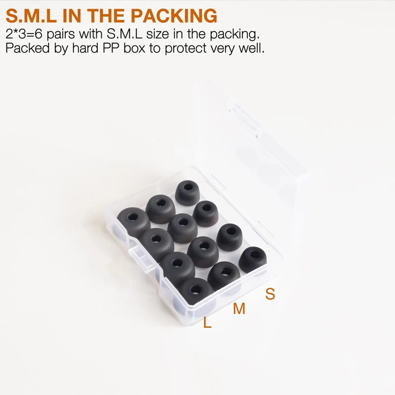 Eartips Compatible with Jabra Elite 3 & 4 & 4 Active & 5 & 7