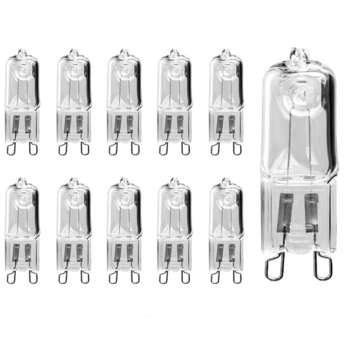 10PCS Hot 35W 40W G9 Oven Light High Temperature Resistant 230V/220V Halogen Bulb Lamp For Refrigerators Ovens Fans