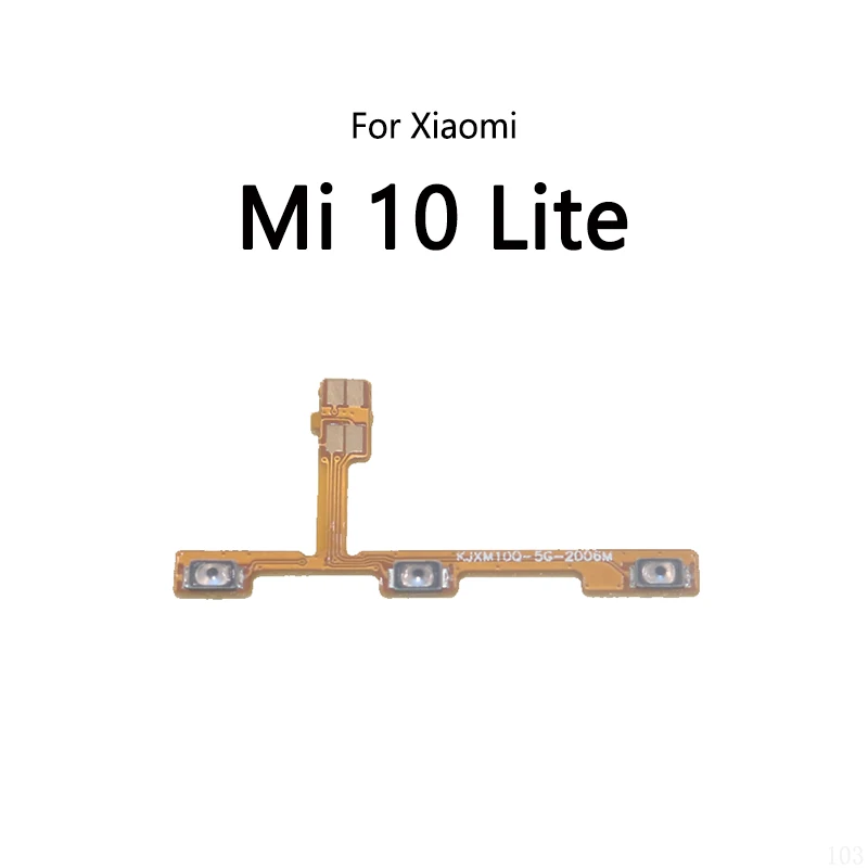 Nappe (câble Flex) Bouton ON/OFF + Volume Pour Xiaomi Mi10 Et Mi10 Pro - Neuf