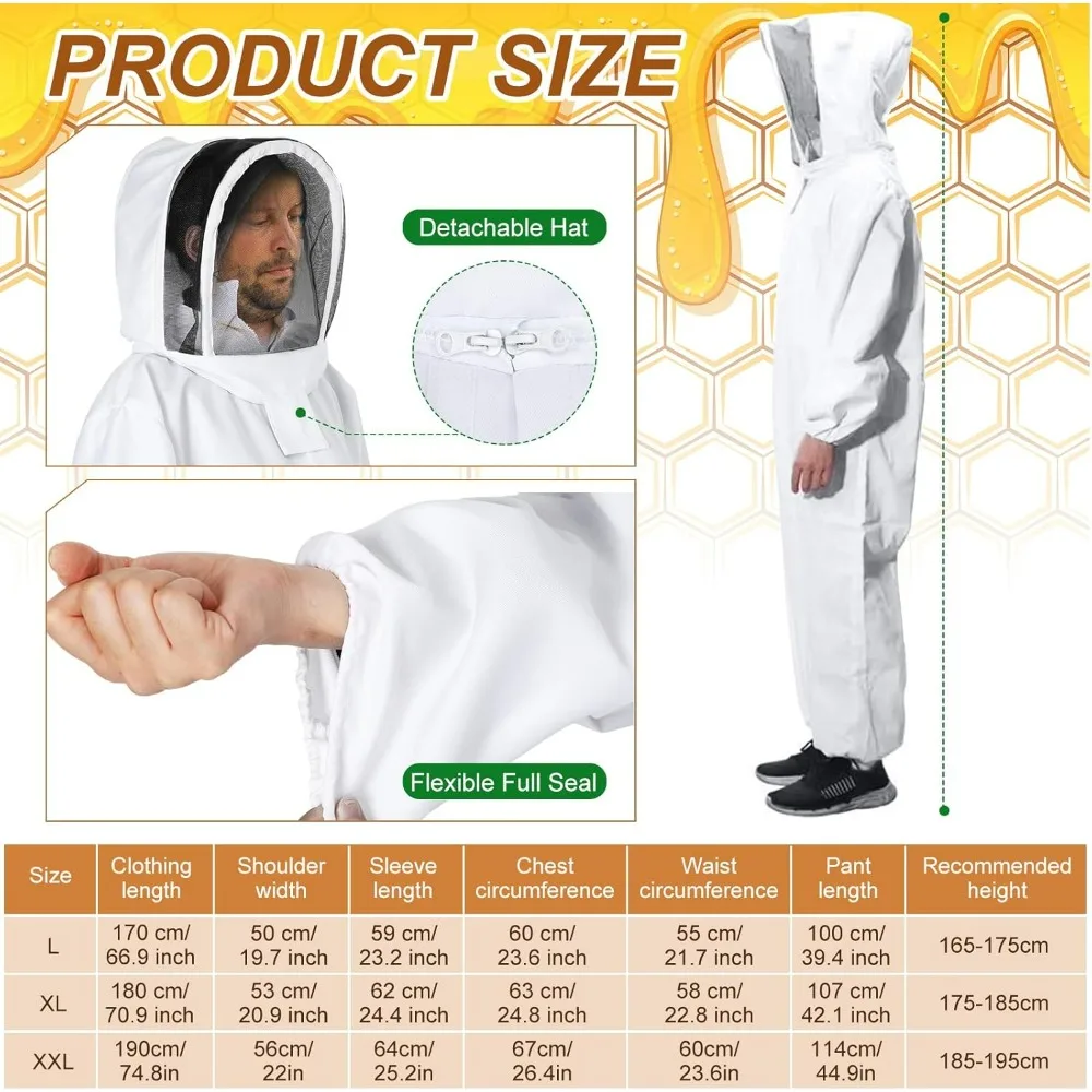 30 Pcs Beekeeping Supplies Tools Bee Suit Starter Kit Bee Keeper Starting Kit Bees Hive Supplies Bees Hives Boxes Starter