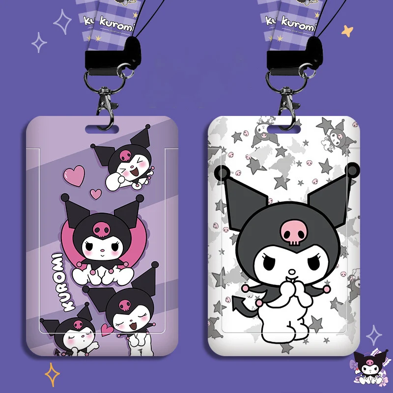 

Kawaii Anime Sanrio Meal Card Sheath Kuromi New Cute Cartoon Campus Card Public Transportation Card Protective Sheath Girl Toy