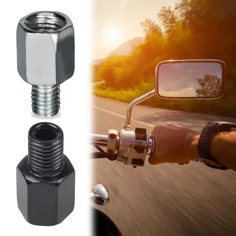 

Motorcycle Rear Mirror Screws Universal Rearview Mirror Clockwise Adaptors For Motorcycle Thread Changing Screw Coupling Nut