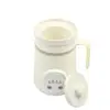 Ceramics Mini Electric Water Kettle Thermal Heating Cup Boiler Soup Health Pot Stew Porridge Noodle Slow Cooker Milk Heater 0.6L 5