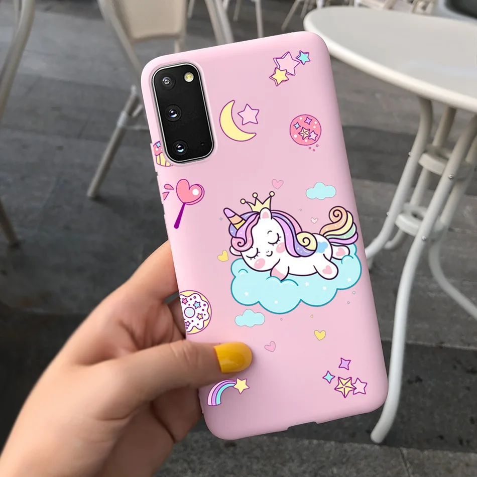 Fashion Cute Cartoon Soft Candy Color Silicone Phone Case Cover