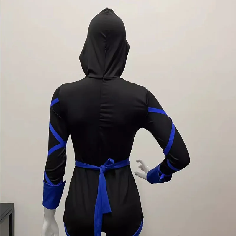 Halloween Women Adult Ninja Costume Anime Dragon Ninja Costume Cosplay One-piece Jumpsuit