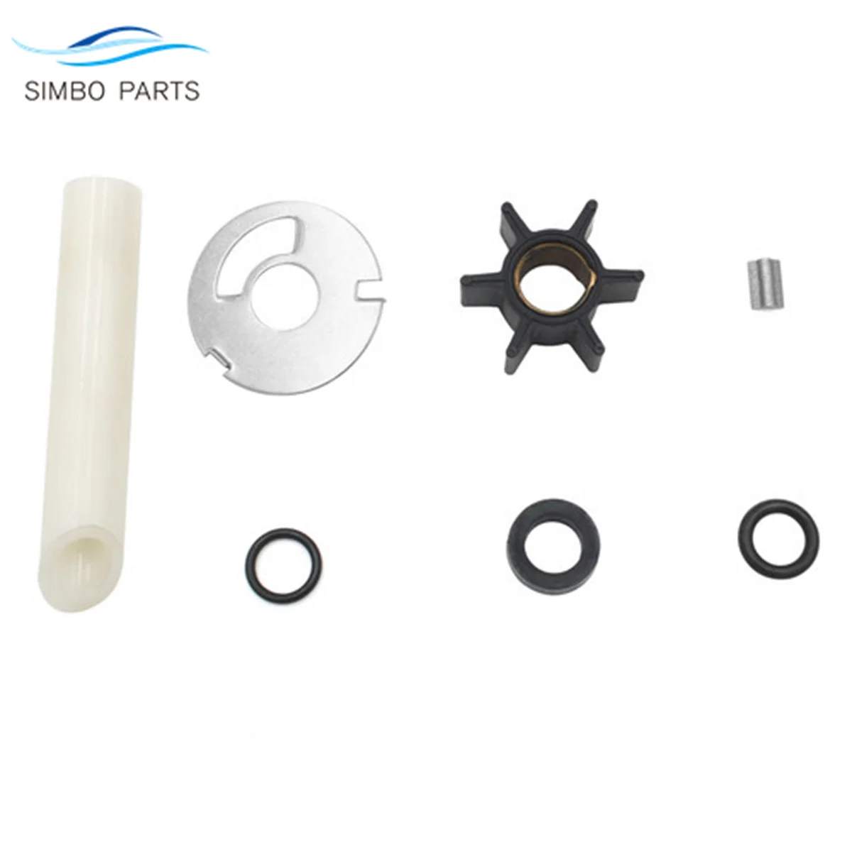 

47-89981Q1 Water Pump Impeller Kit For Mercury 4 4.5 6 7.5 9.8 HP Outboard 0.456" Motor 89981T2 89981Q1 Sierra 18-3239