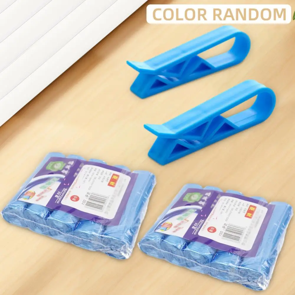 

Easy To Use Wall Mounted Garbage Bag Solid Container Storage Bag With Lid Hygienic Storage Durable Material Convenient Disposal