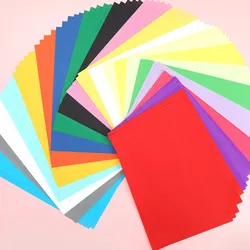 A4 Handmade Colored Paper Set - 50 Sheets, 10 Vibrant Colors for DIY Crafts and Origami (50 Sheets)