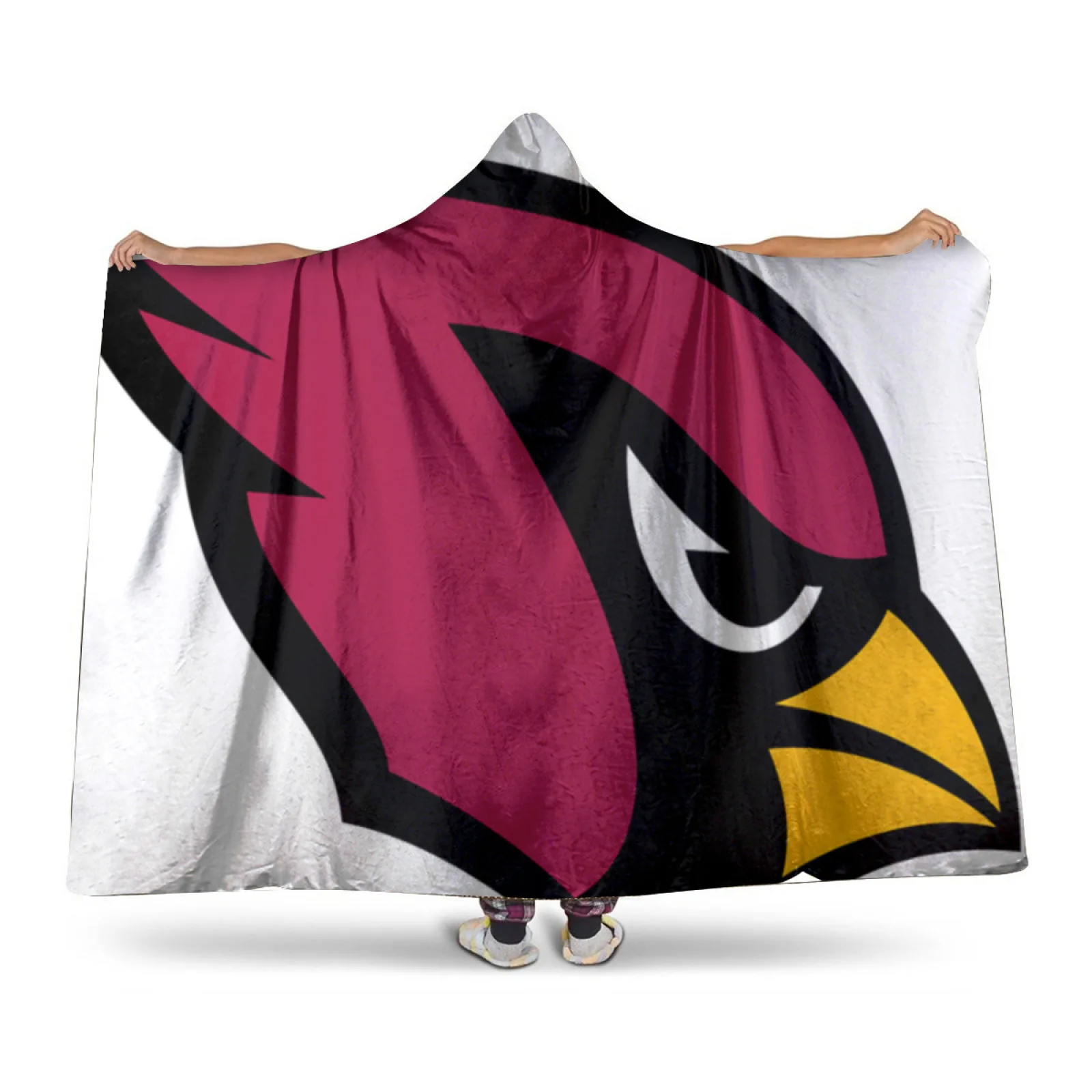 

Arizona Cardinals-themed Sherpa Hat blanket, Personalized Fleece BlanketFather's Day, Mother's Day, Couple's Christmas Gift