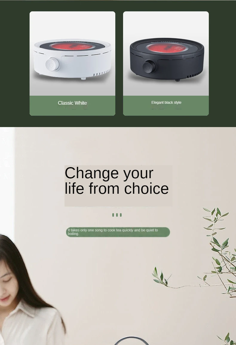 Description Picture 4 of itemMini Electric Stove Hot Plate Cooking Plate Multifunction Coffee Tea Heater Home Appliance Hot Plates for Kitchen