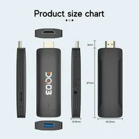 DQ03 Mini TV Stick Android 10 Quad Core ARM Cortex A53 2GB 16GB Support 4K H.265 2.4G&5.8G Wifi Streaming Smart TV Box 1GB 8GB - Image 5