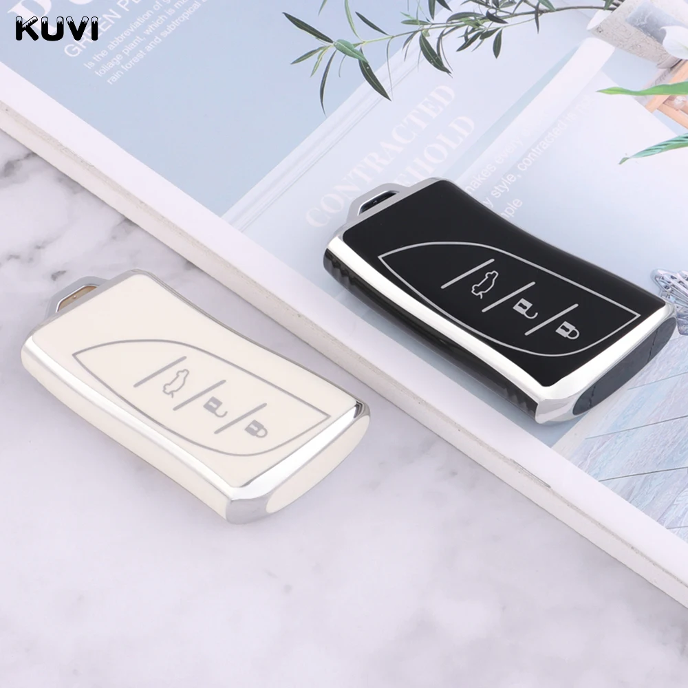 Lexus Key Case - Handcraft Leather Key Fob Cover for Lexus ES/ GS/ GX460/ IS/ LX470/ LX570/ RX350/ Rx450h - Lexus Acessories