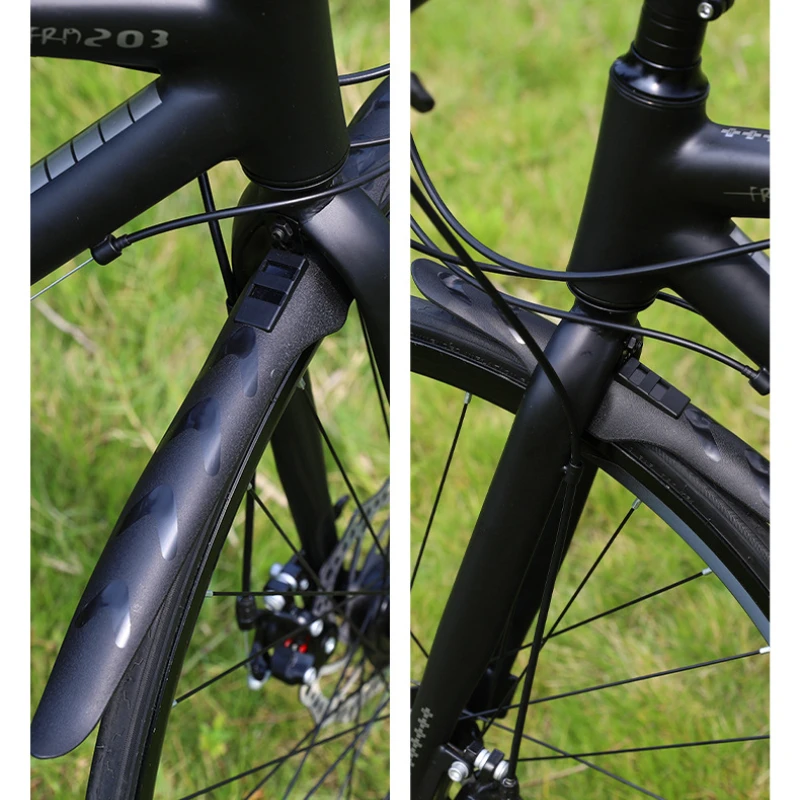 Cycling Mountain Bike Fender 1Pair Quick Removal Mud Tile 700C Road Bike Fender Against Splashing Water Dust Bicycle Accessories bicycle fender