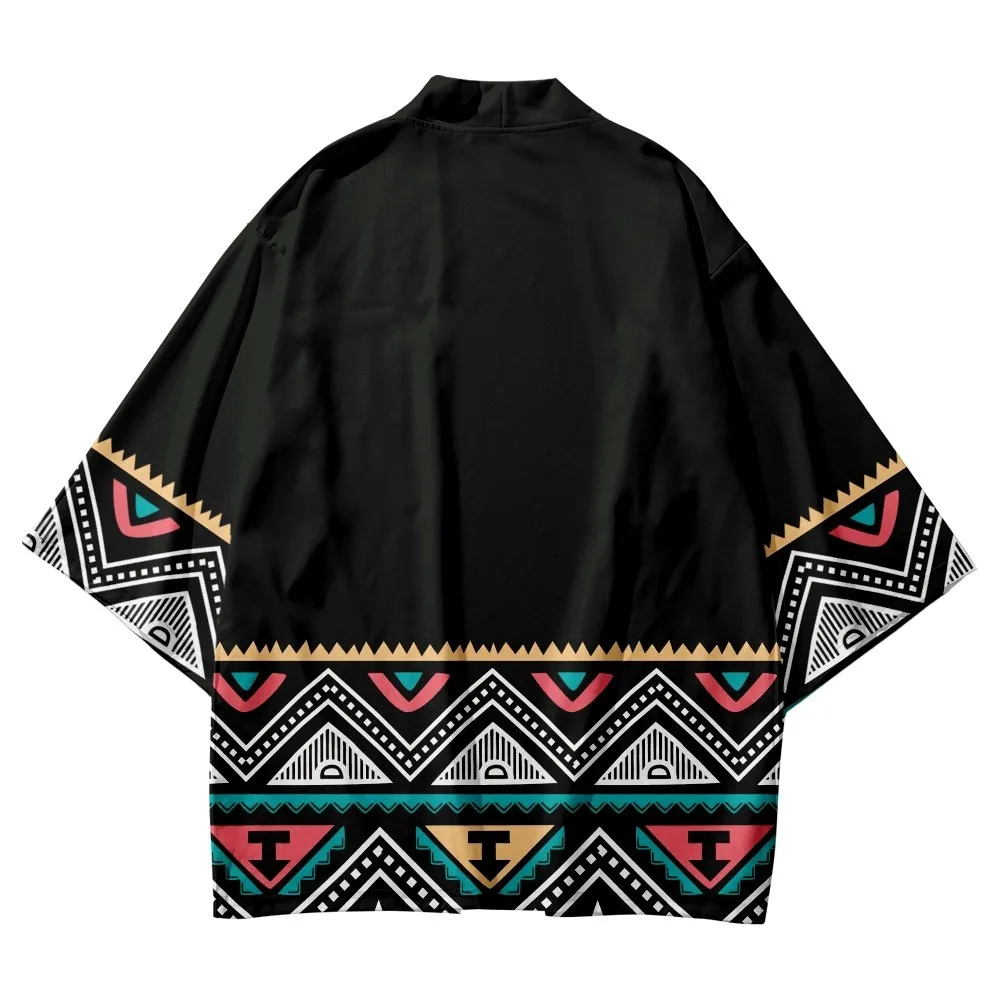 Traditional Print Kimono Men Japanese Yukata Female Women Cardigan Shirt Cosplay Haori Robe Fashion Samurai Asia Clothing