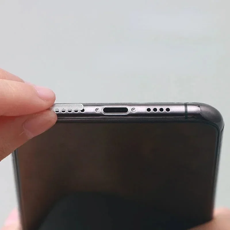10-1Pcs Universal Mobile Phone Speaker Dustproof Net for Iphone 15 14 Samsung Xiaomi Ultra Thin Anti-Dust Metal Mesh Dust Cover 5