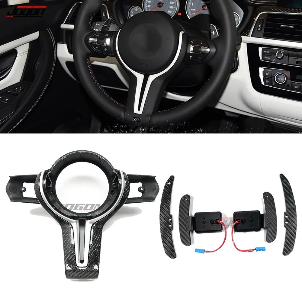 

Magnetic Shift Paddle Steering Wheel Cover For BMW M3 M4 M5 F20 F30 F32 F22 F80 F87 F48 F45 F31 F10 F11 F34 F15 F16 F35 F18 F12