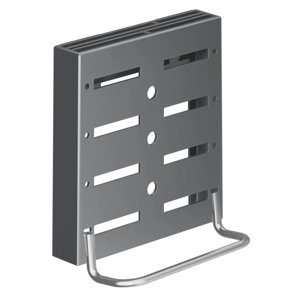 

Cutlery Rack Utensil Holder Accessories Gray Black Color Space-saving Wall-mounted Draining Storage Organizers