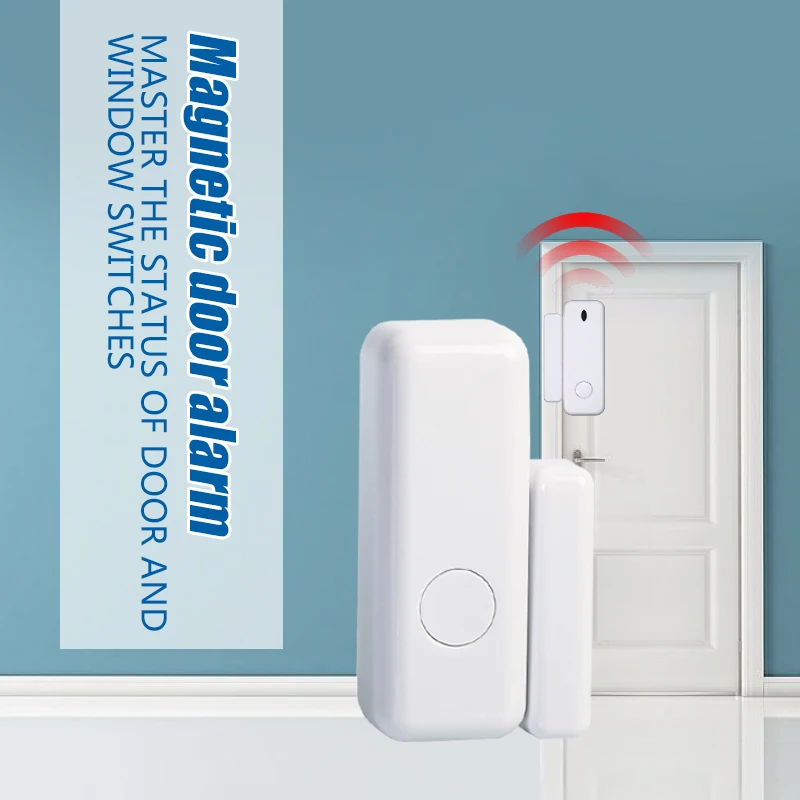 цена Mini Wireless 433MHz Magnetic Window Door Sensor for Alarm System Home Burglar Kits Security Door Lock Switch Host Accessories