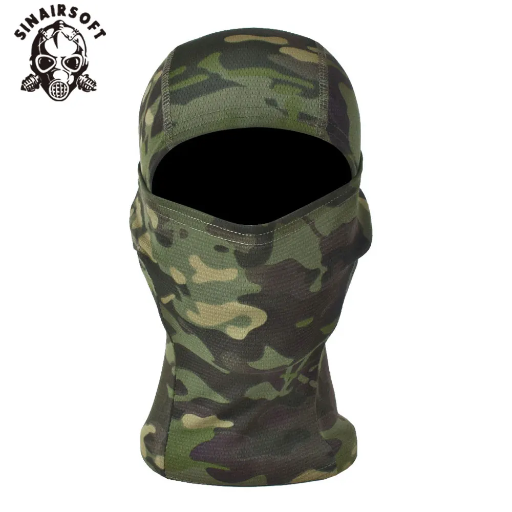 

SINAIRSOFT Tactical Mask Outdoor Balaclava Head Hood Half Face Windproof Headgear Airsoft Hunting Shoot CS Game Sunscreen Cap