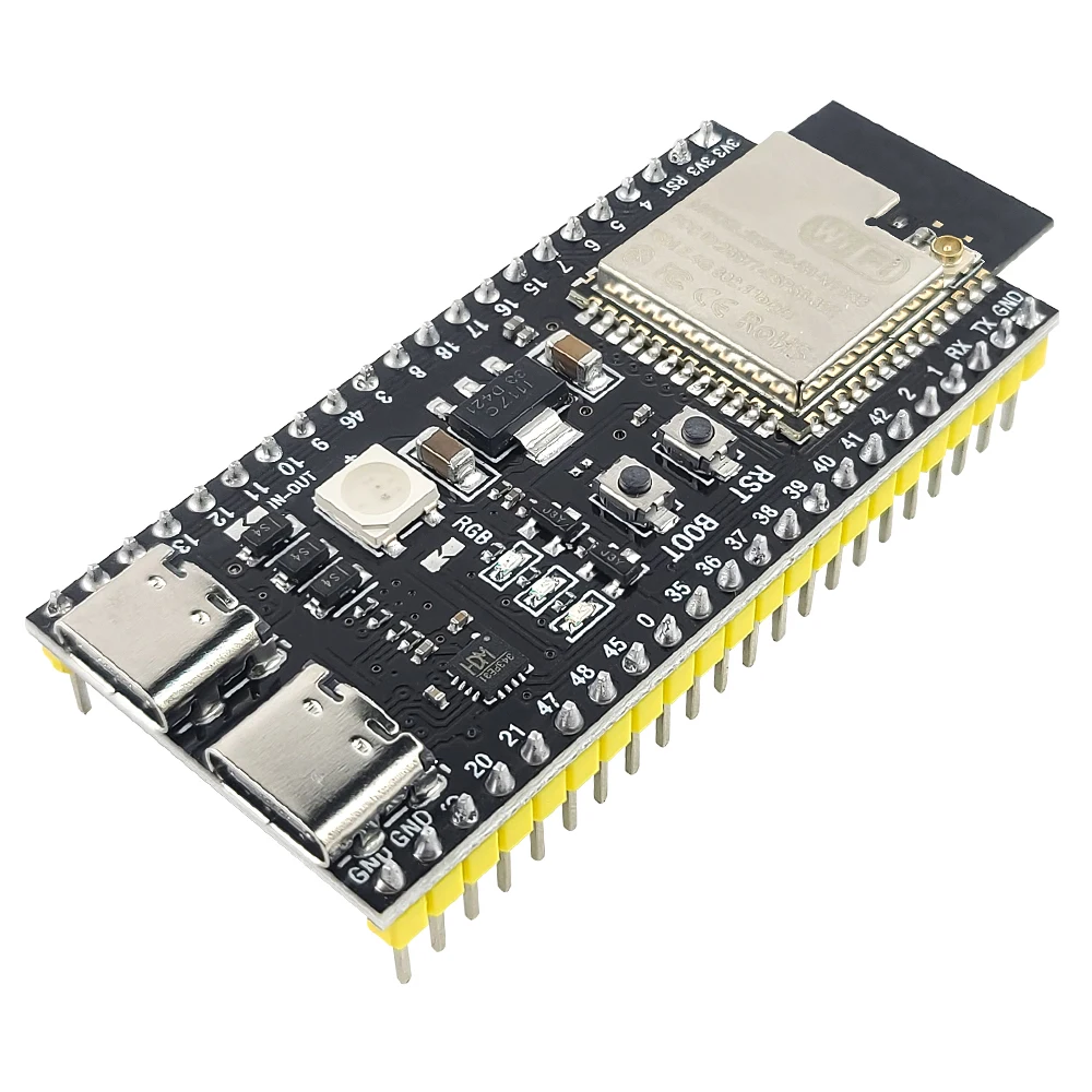 รูปสินค้า บอร์ดพัฒนา ESP32-S3 เชื่อมต่อ Wi-Fi & Bluetooth สำหรับโปรเจกต์ IoT